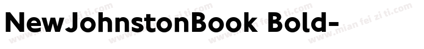 NewJohnstonBook Bold字体转换